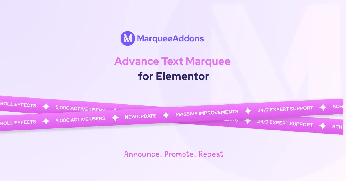 How to Use the Text Marquee Widget in Elementor?