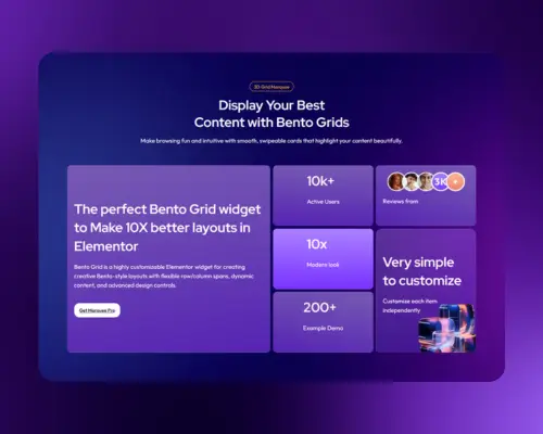 bento grid demo 1